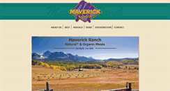 Desktop Screenshot of maverickranchmeats.com